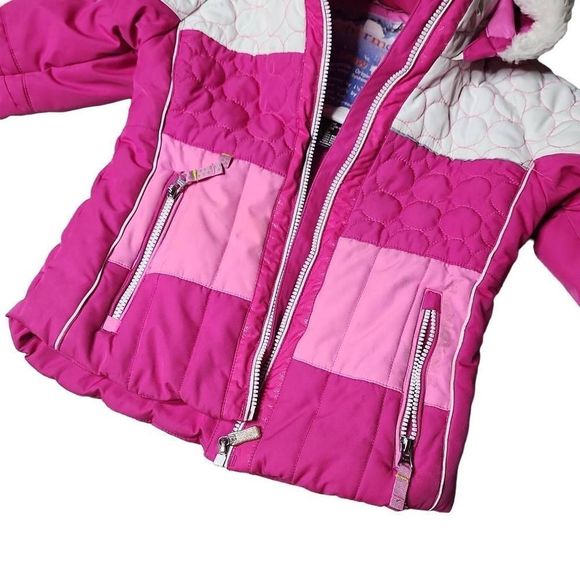 Obermeyer I grow pink jacket and snow bib set size 4/5 - Picture 2 of 7